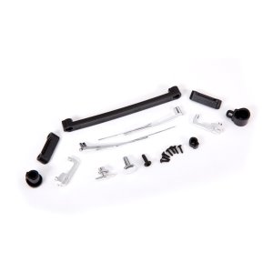 AX9115 Door handles, left, right, and rear/ retainers (3)/ windshield wipers, left &amp; right/ retainer (1)/ fuel cap/ fuel flange/ fuel cap mount/ 1.6x5 BCS (self-tapping) (7)/ 2.6x8 BCS (1)
