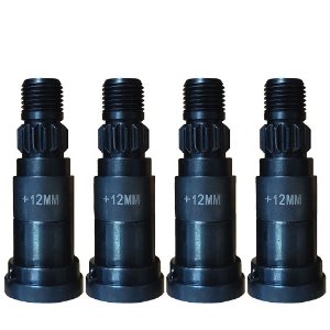 [#HM/TXM039S12-BK]  X-Maxx Hard Steel Widener Set +12mm Offset (엑스맥스 와이드너 세트)