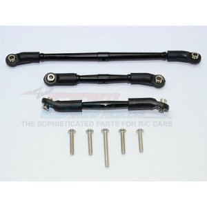 [#TRX4161-BK-BEBK] TRX-4 Alum. Front Adjustable Steering Link &amp; Suspension Link