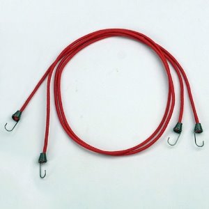 [#97400689-RED] [미니어처: 탄성 로프 밧줄 50cm｜2개입] 50cm Scale Bungee Cords (Red)