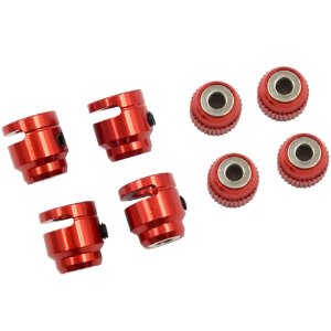 [#SDY-0236RD] Aluminum Magnetic Body Post Marker Set for 1/10 RC Car (Red)