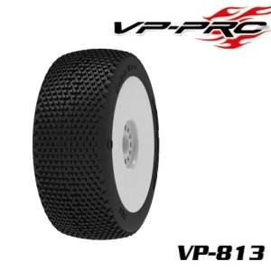 [VP813U-M4-RW](1:8 버기 타이어+휠)경기용 VP-813G Gripz Evo M4 RW Rubber Tyre 한봉지 2개포함