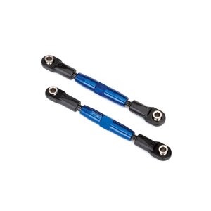 [AX3644X]  Camber links, rear (TUBES blue-anodized, 7075-T6 aluminum, stronger than titanium) (73mm) (2)/ rod ends (4)/ aluminum wrench (1) (#2579 3x15 BCS (4) required for installation)