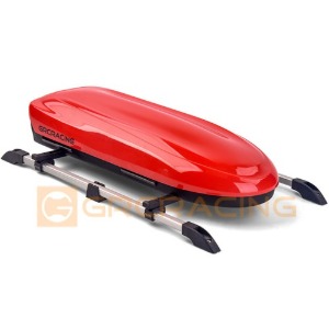 [#GRC/G172AR] Scaled Roof Box with Rack (Red) (for TRX-4 New Bronco 2021)