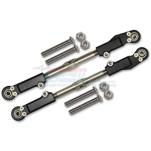 [#MAT057S-BK] Aluminum+Stainless Steel Rear Upper Arm Tie Rod (for Arrma Talion 6S)
