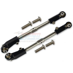 [#MAK162S-BK] Aluminum+Stainless Steel Adjustable Front Steering Tie Rod (for Fireteam 6S, Kraton 6S, Notorious 6S, Outcast 6S, Talion 6S)