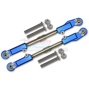 [#MAT057S-B] Aluminum+Stainless Steel Rear Upper Arm Tie Rod (for Arrma Talion 6S)