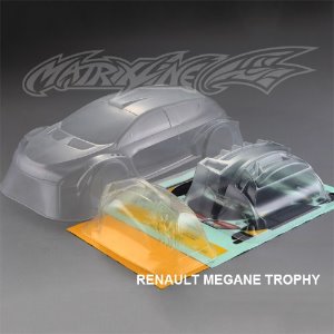 [#PC201405] 1/10 Renault Megane Trophy Body Shell w/Light Bucket (Clear｜미도색)