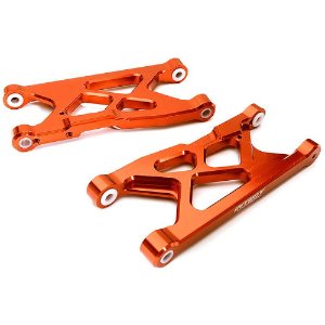 [#C28863RED] Billet Machined Rear Suspension Arms for Arrma 1/10 Granite 4X4 3S BLX