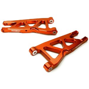 [#C28862RED] Billet Machined Front Suspension Arms for Arrma 1/10 Granite 4X4 3S BLX