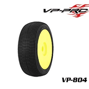 [매장입고][VP804G-M2-RY] (1:8 버기 타이어+휠)경기용 VP-804 Turbo Trax Evo M2 RY Rubber Tyre[glued] 한봉지 2개포함