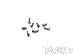 [TSS-310LP]3x10mm Hex. Socket Head Low Profile Half Thread Screws（8pcs.）