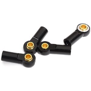 [#C30415BLACK] Alloy Machined M3 Size Short Ball Ends Type Tie Rod Ends, Ball Links