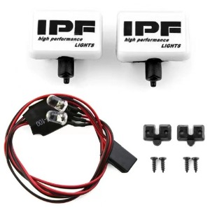 [][#LED-IPF2] [2개입] IPF LED Light Set w/Light Bucket 20 x 15mm (5~8.4V｜White)