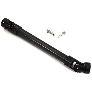 [#C30288] 122-148mm Stainless Alloy Center Drive Shaft w/ 5mm Hole for 1/10 Off-Road Crawler