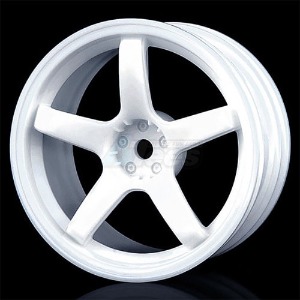 [#832003W] [4개입] 5 Spokes Wheel (+3) (White)