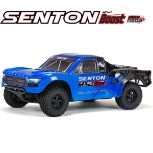 [ARA4103V4T2]ARRMA 1/10 SENTON 4X2 BOOST MEGA 550 Brushed Monster Truck RTR, BLUE