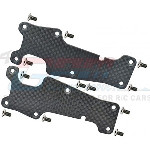 [#GSLE055A-BK] Carbon Fibre Dust-Proof Protection Plate For Front Suspension Arm (for Traxxas Sledge 트랙사스 슬레지)