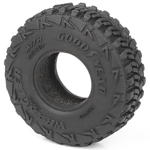 [#Z-T0207] [2개입] Goodyear Wrangler MT/R 0.7&quot; Scale Tires (크기 43 x 15mm)