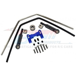 [#SLE312F/R-B] Aluminum 7075-T6 Front/Rear Sway Bar Mount w/Linkage and Wire (for Traxxas Sledge 트랙사스 슬레지)
