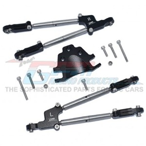 [#MAKX049R-BK] Aluminum Rear Tie Rods with Stabilizer (for 1/5 Kraton 8S, Outcast 8S)