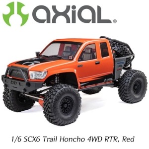 [AXI05001T1]1/6 SCX6 Trail Honcho 4WD RTR, Red