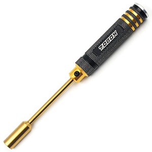 [#YT-0192] Aluminum 7mm Lock Nut Driver (Black/Gold)