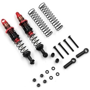 [#DDC-090RD] [2개입] Desert Cobra Dual Spring Damper Pair Red for 1/10 RC Offroad