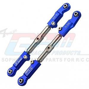 [#SLE162S-B] Aluminum 7075-T6+Stainless Steel Adjustable Front Steering Tie Rod for Traxxas Sledge (트랙사스 슬래지)