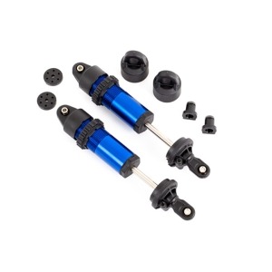 [AX9660] Shocks, GT-Maxx®, aluminum (blue-anodized) (fully assembled w/o springs) (2)