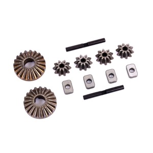 [AX9582] Gear set, differential (output gears (2)/ spider gears (4)/ spider gear shafts (2)/ spacers (4))