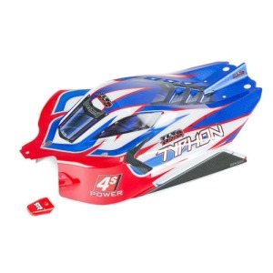 [ARA406164] TYPHON TLR Tuned Finished Body Red/Blue
