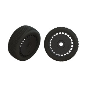 [ARA550098] dBoots Exabyte Glued Tire Set, Black (2)