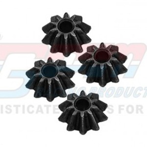 [#SLE1201S/G2-BK] Medium Carbon Steel Front/Center/Rear Differential Pinion Gear for Traxxas Sledge (트랙사스 슬래지 #9582 옵션)