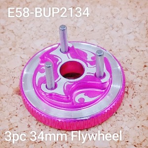 [E58-BUP2134] 34mm TORNADO 3PC FLYWHEEL-Pink