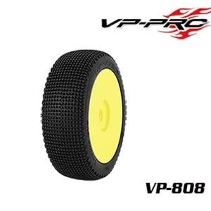 [VP808G-M2-RY](1:8 버기 타이어+휠)경기용 VP-808 Cactus Evo M2 RY Rubber Tyre[glued] 한봉지 2개포함
