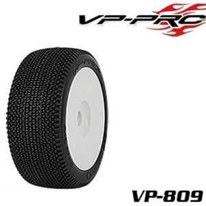 [VP809G-M3-RW](1:8 버기 타이어+휠)경기용 VP-809 Blade Evo M3 RW Rubber Tyre[glued] 한봉지 2개포함