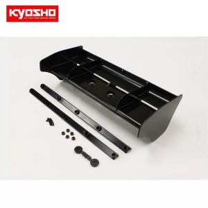[KYIF491BK ] Kyosho MP9 TKI4 1/8 Plastic Wing w/Wickerbills (Black)
