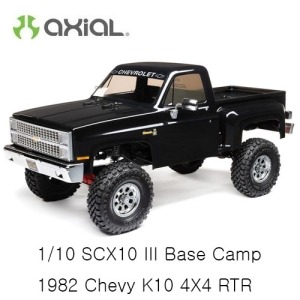 [AXI03030T2]베이스캠프 1/10 SCX10 III BC 82 Chevy K10 RTR Black