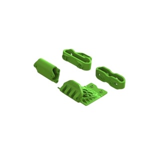 [ARA320791] Lower Skid And Bumper Mount Set, Green
