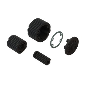 [ARA311095] Diff Case and Idler Gear Set (47/15T, 0.8M)