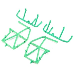 [LOS241039]Side Cage and Lower Bar, Green: LMT