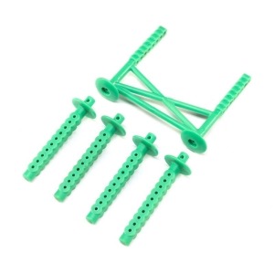 [LOS241045]Rear Body Support and Body Posts, Green: LMT
