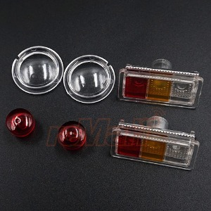 [#XS-59825] Plastic Lamp Lens Set for Jeep Body (for XS-59765 &amp; XS-59887)