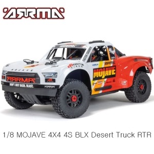 [ARA4404T1]ARRMA 1/8 MOJAVE 4X4 4S BLX Desert Truck RTR, White