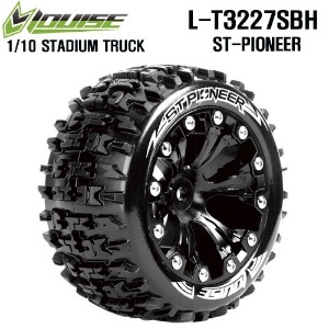 [L-T3227SBH] ST-PIONEER 2.8인치 TRUCK TIRES TRAXXAS BEAD SOFT COMPOUND/BLACK 1/2 OFFSET RIM/MOUNTED (반대분)