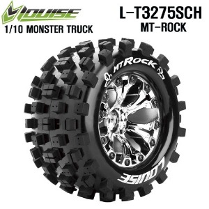[매장입고]L-T3275SCH MT-ROCK 2.8인치 Truck Tire Soft / CHROME 1/2 Offset Rim / Mounted (반대분, 본딩완료)