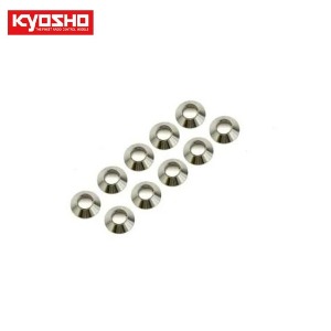 [KYUT017]M3x6 Tapered Washer(Silver/10pcs/ULTIMA)