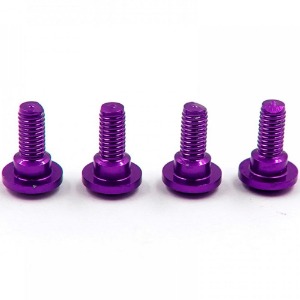 [#SDY-0325PU] [4개입｜서보 스크류] Aluminum Servo Grommet Step Screws (Purple)