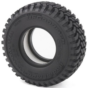 [#Z-T0225] [2개입] BFGoodrich Mud Terrain KM 1.9&quot; Scale Tires (크기 100 x 42mm)